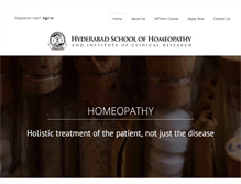 Tablet Screenshot of homeopathy-india.com